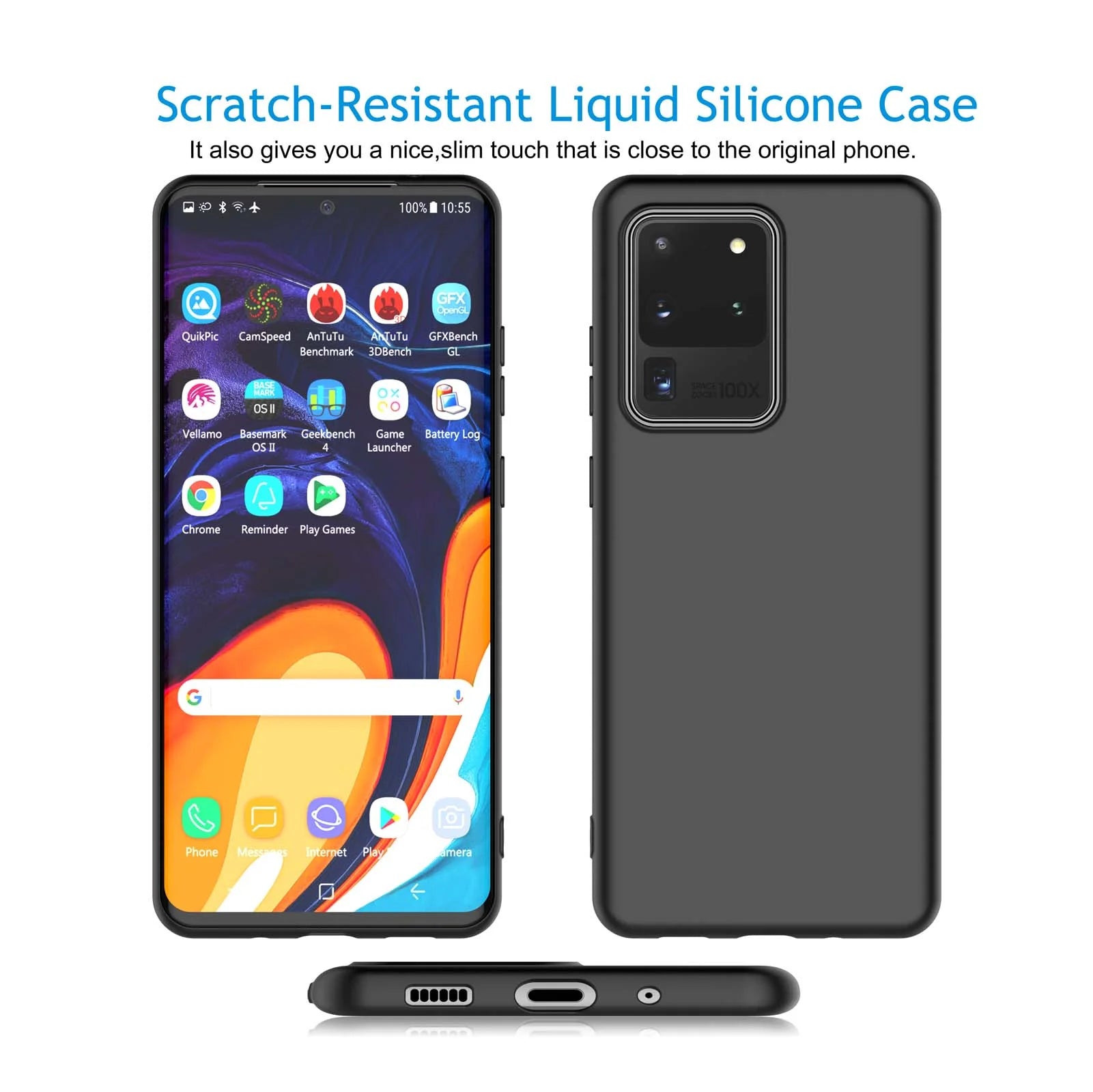 Cases Cover for 2020 Samsung Galaxy S20 Ultra 5G, S20 5G, S20 plus 5G,  Soft Silicone Gel Rubber Bumper Phone Case Anti-Scratch Hard Shell Shockproof Protective Case Cover